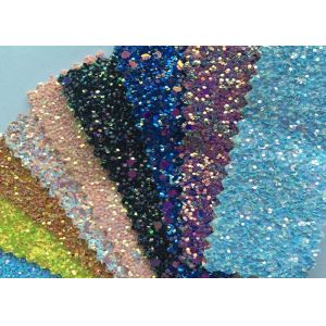 Fashion Chunky Glitter Fabric 3D Glitter Fabric For Hairbows 54/55" Width
