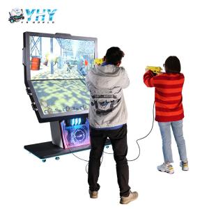 Quality 55 Inches Coin Operated Arcade Machine 4 Players Double Screen Hunting CS Gaming for sale