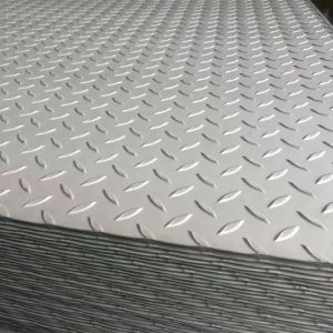 Galvanized Stainless Steel Checkered Sheet ASTM A36 Q235b Steel SS400 5mm Anti