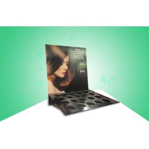 Glossy CMKY Printing Cardboard Countertop Displays For Displaying Haircare