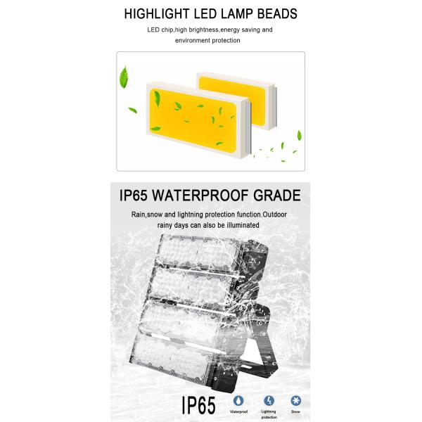 IP66 400W Outdoor LED Tunnel Lights 6500K For Sports Fields Backyard Playground