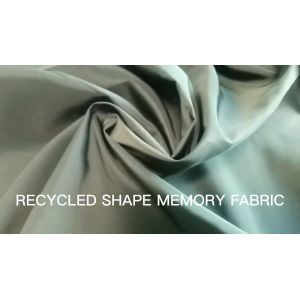 Quality RECYCLED POLY SHAPE MEMORY TWISTING 75D polyester fabric for sale
