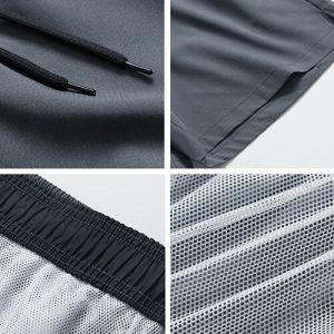 OEM maufactory Sports summer straight-leg pants Men's fitness waistline loose