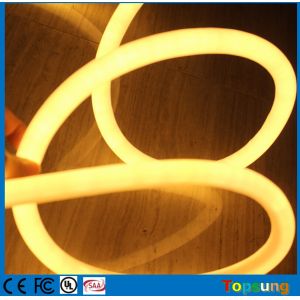 120LED/M led neon rope light 360 degree 16mm mini PVC warm white neon flex DC12V