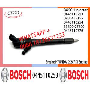 BOSCH Common fuel Injector 0445110253 0445110254 0445110726 0986435155 33800