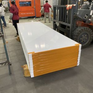 1150mm Width Rock Wool Prefab Sandwich Panel for Apartment