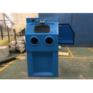 Fiber Glass Wet Blasting Cabinet Small Operating Size Manual Control Mode