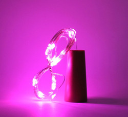 String Led Wine Bottle Light with Cork 20 LED Bottle Lights Battery Cork for