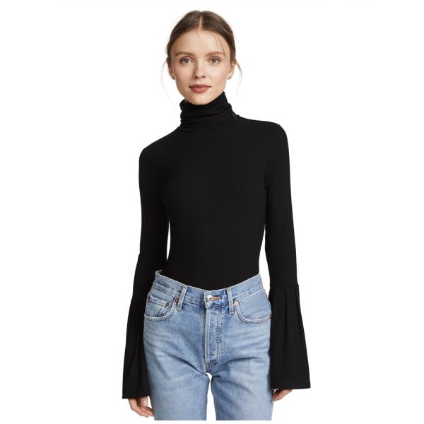 Clothing Women Long Bell Sleeve T Shirt Women