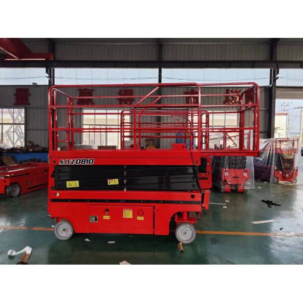 Electric 5.8m-10m lifting height self-propelled scissor lift double mast lifting platform aerial working platform