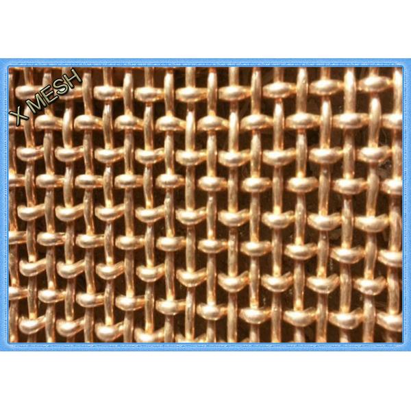 Copper Fine Micro Screen Woven Metal Wire Mesh 30m Length Abrasion Resistant