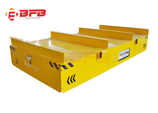 Heavy Duty Steel Mill 30 Tonnes Battery Transfer Cart Turnning Free