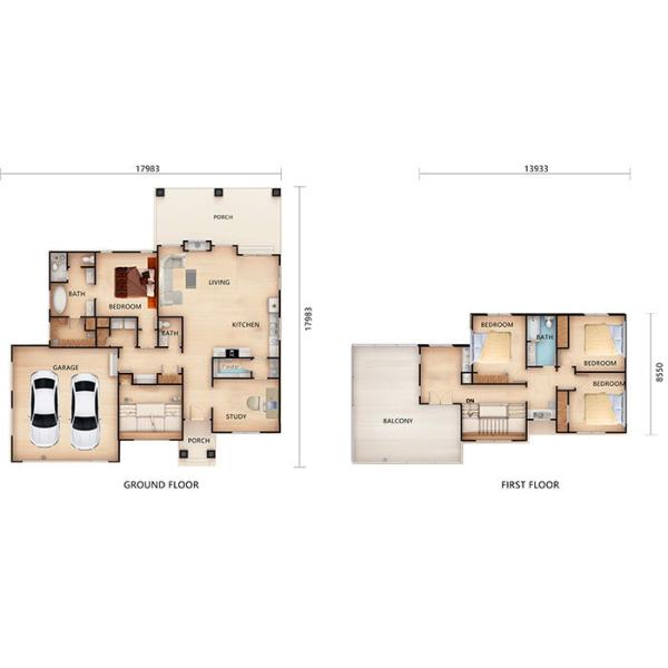 Prefabricated Luxury Villas Modular Homes DeepBlue SmartHouse Australian Standard
