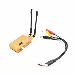 High Power 1.2Ghz 8W LOS UAV / FPV Wireless Video Transmitter and Receiver for