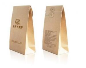 Quality customized Kraft Paper Bag string lifting Printed Kraft Bags for sale