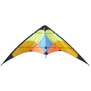 Splicing Pattern Delta Stunt Kite Fashion Style Nylon Fabric Material
