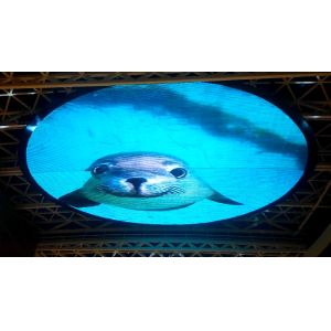 Quality 2R2G2B DIP P31.25 LED Mesh Display Flexible 5760CD/Sqm LED Curtain Wall for sale