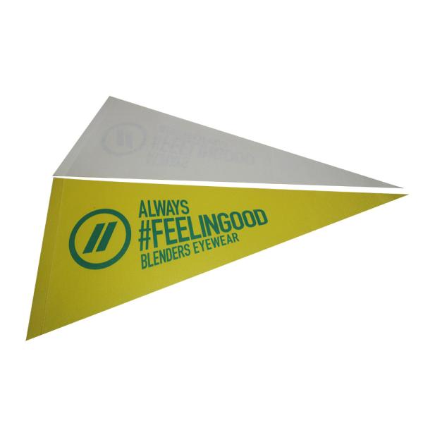 Souvenir Felt Pennant Flag , 30*76cm Polyester Triangle Sports Flag