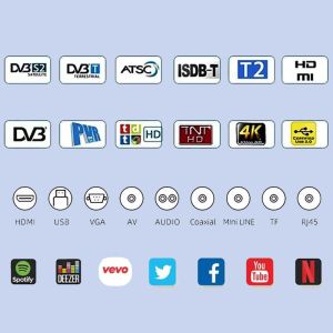 32-65 Inch Frameless Android Smart TV UHD LED