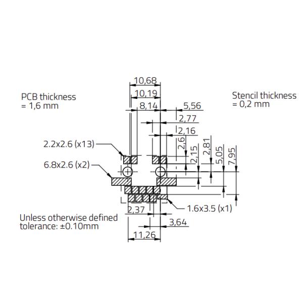 74981104402 Vertical RJ45 Connector Datasheet