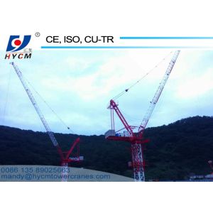 QTD2520 Construction Luffing Jib Tower Crane 6tonsTower Crane Lifting Capacity