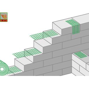 Lightweight Grout Stop Mesh Netting PP Materials For Construction