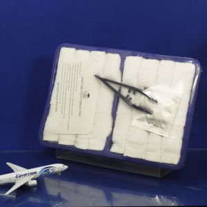 Disposable Scented Airline Satin Viscose Towel