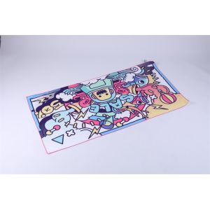 180x85cm Recycle Fabric Quick Dry Weft 200gsm Printed Beach Towel