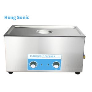 Quality Analog Control Ultrasonic Gun Parts Cleaner 22L 400Watt Digital Heating for sale