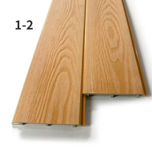 Wood Plastic WPC Wall Cladding custom Exterior Composite Wood Cladding