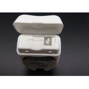Tooth Shape 50m Silky Waxed Mint Dental Floss Nylon Wire