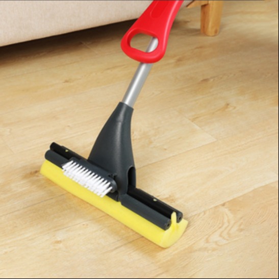 Roller Sponge Mop With Eco Friendly Design Mop With Easy Wringing Mechanism And