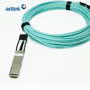 Telecommunication 25G AOC OM2 OM3 OM4 Fiber Cable 3.3V