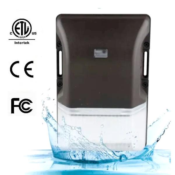 Mini Outdoor Photocell LED Wall Pack Light Powered Auto Off On