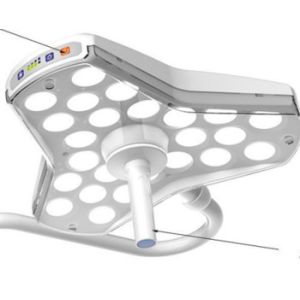 Double Head Medical Exam Lights Ceiling Mount 120000 Lux