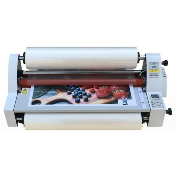 Buy PRY-V480 Mini Heated Rubber Roll Manual Film Laminator at wholesale prices