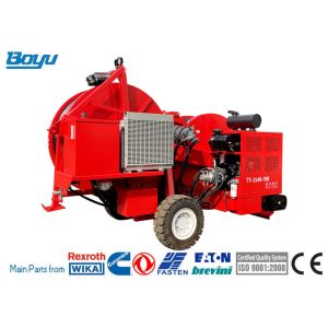 China 77KW Hydraulic Cable Tensioner With 4BT3.9 Engine Wire Stringing Equipment on sale