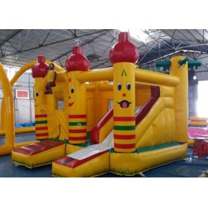Durable PVC Inflatable Combo , Party Castle Bounce House With Slide
