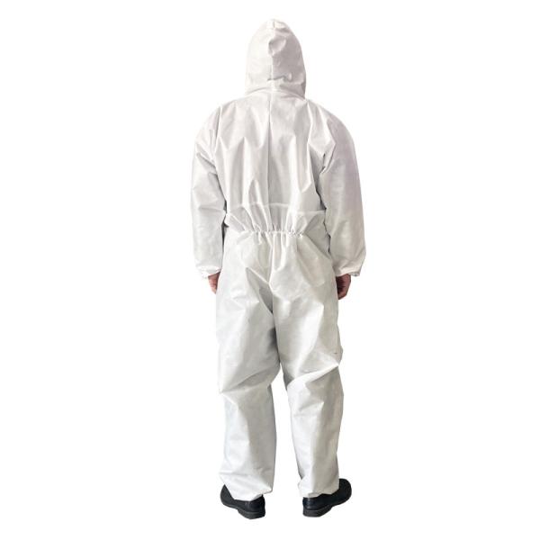 Buy Chemical Resistant Disposable Work Suits One-Piece Protective For Public Space at wholesale prices