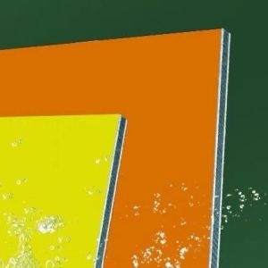 4mm Fireproof PE Acp Aluminium Panel Composite Roof With Pvdf Coated Used In