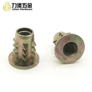 Threaded Rivet Nut For Wood M10 Zinc Plated Woodproof Thorn Insert
