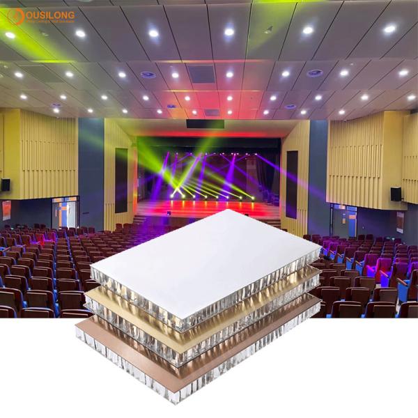 Architectural Aluminum Honeycomb Panel , Building Exterior Wall Cladding Panels