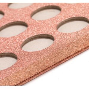 Glitter Empty Cardboard Eyeshadow Palette For Cosmetic Packaging