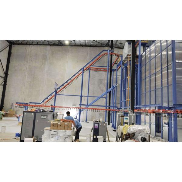 Full Automatic Multiple Electrical Cabient Vertical Powder Coating Line For