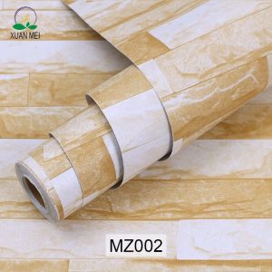 Apartment Decoration Self Adhesive 3D Wallpaper 5M Roll White Brick Pattern