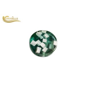 Round Shape Natural Body Soap Bar With Little White Square Soap Inside Fruit