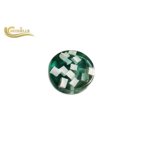 Round Shape Natural Body Soap Bar With Little White Square Soap Inside Fruit