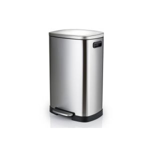 Quality Recycling 355mm Width Stainless Steel 13 Gallon Trash Can for sale