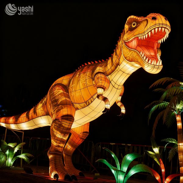 Buy Waterproof Dinosaur Lanterns for Outdoor Decoration, Dinosaur Sculptures for Theme Parks and Shopping Malls at wholesale prices