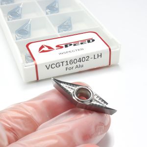 Quality Polished Tungsten Carbide Aluminum CNC Inserts VCGT160402 for sale